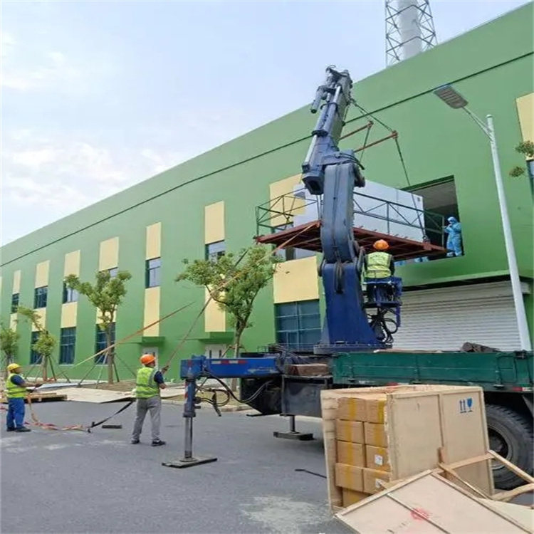 罗城大件吊装上楼